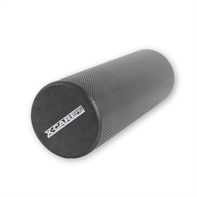 X-Care Foam Roller, mellombløt, medium motstand, sort 45 x 15 cm