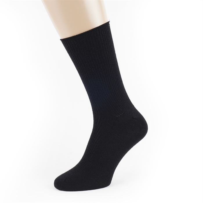 FeetForm diabetes sokker uld, 6 par, sort, str. 41-44