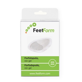 FeetForm gel forfodspude, ren gel, one size