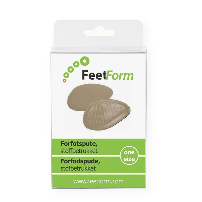 FeetForm gel forfodspude, med stof, one size