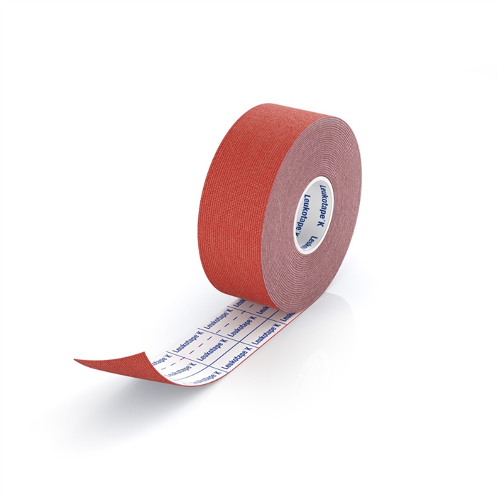 Leukotape K 2,5cm x 5m rød