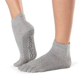 ToeSox full-toe ankle grip, grå str. S (36-38,5)