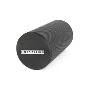 X-Care Foam Roller, mellombløt, medium motstand, sort 30 x 15 cm