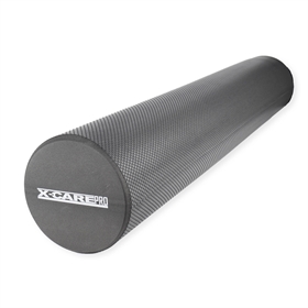 X-Care Foam Roller, mellombløt, medium motstand, sort 90 x 15 cm
